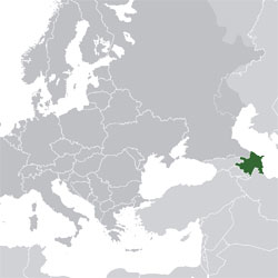 Mapa de Azerbaiyán