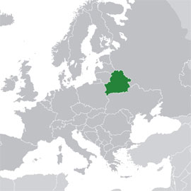 Mapa de Bielorrusia 
