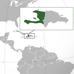 Mapa de Haití