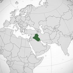 Mapa de Iraq (Irak)