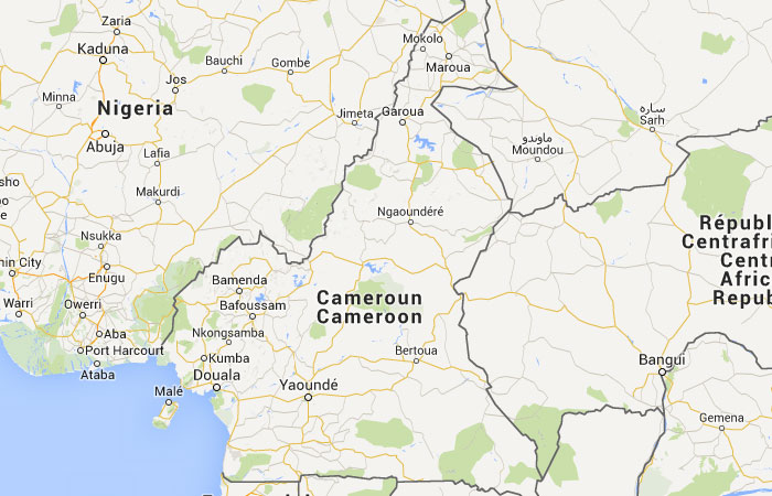 Mapa de Camerún