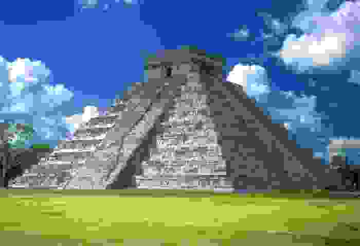 Pirámide Chichen Itza en la península de Yucatán