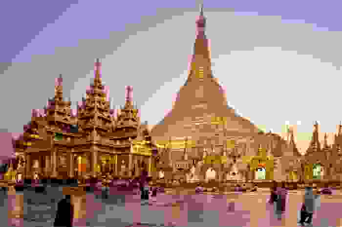 Pagoda de Shwedagon, en Yangón