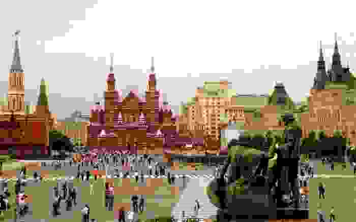 Plaza roja de Moscú