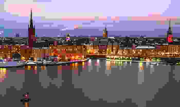 Ciudad de Estocolmo, capital de Suecia